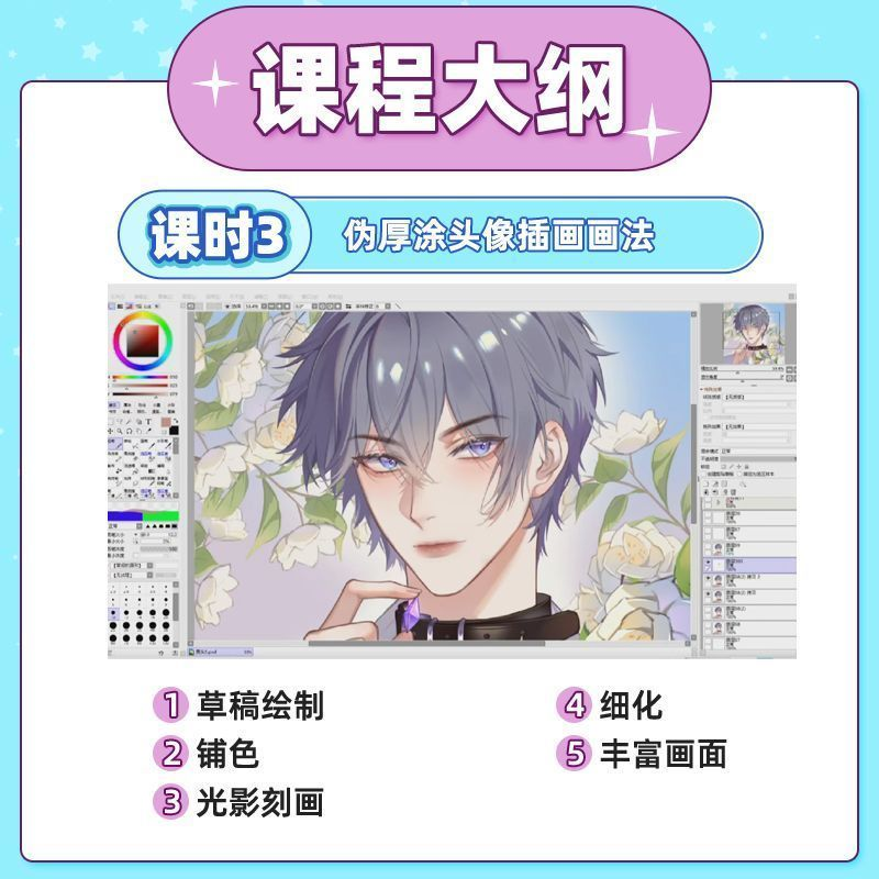 图片[5]-板绘插画原画零基础教程电子资料-阿初