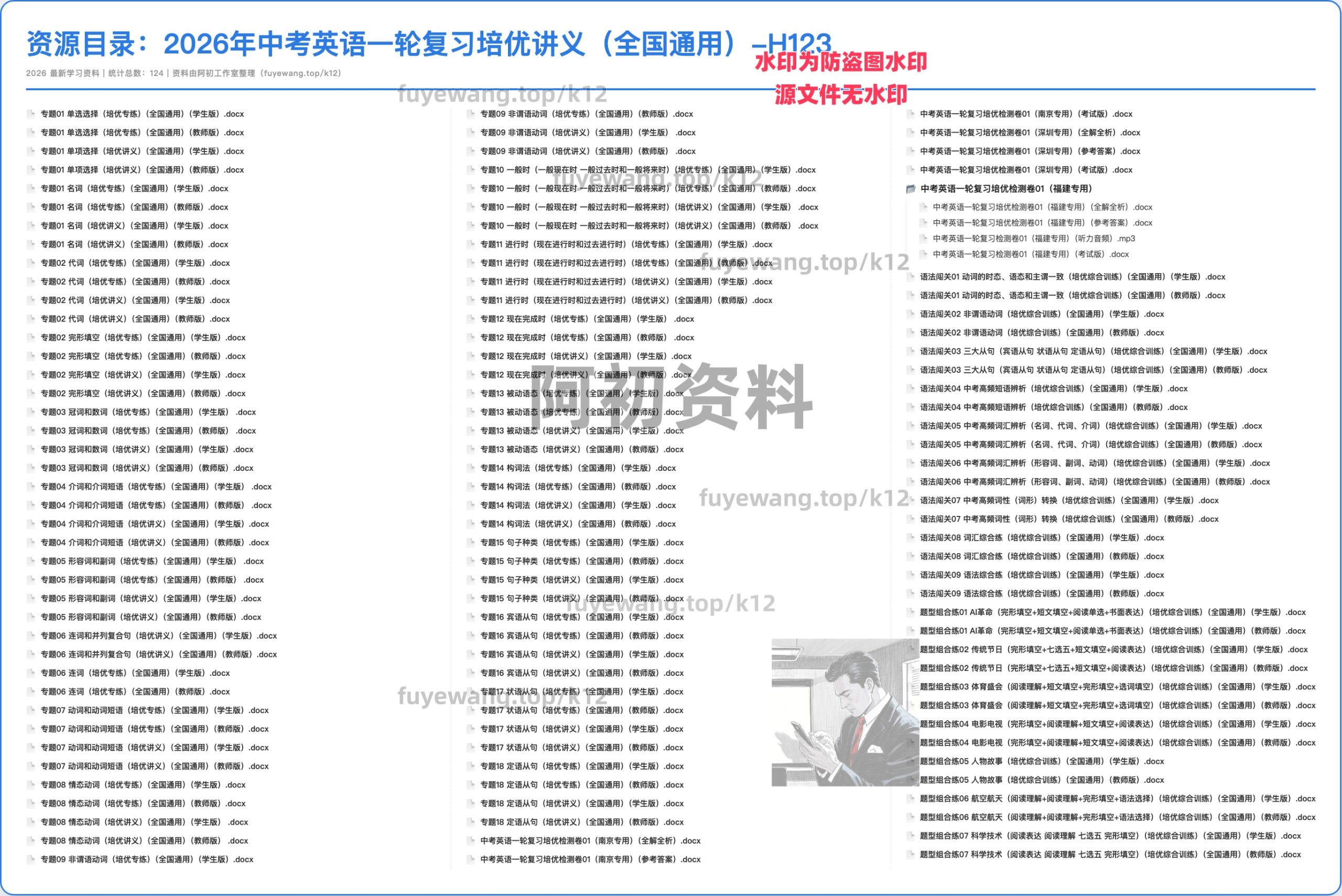 2026中考英语一轮复习-阿初