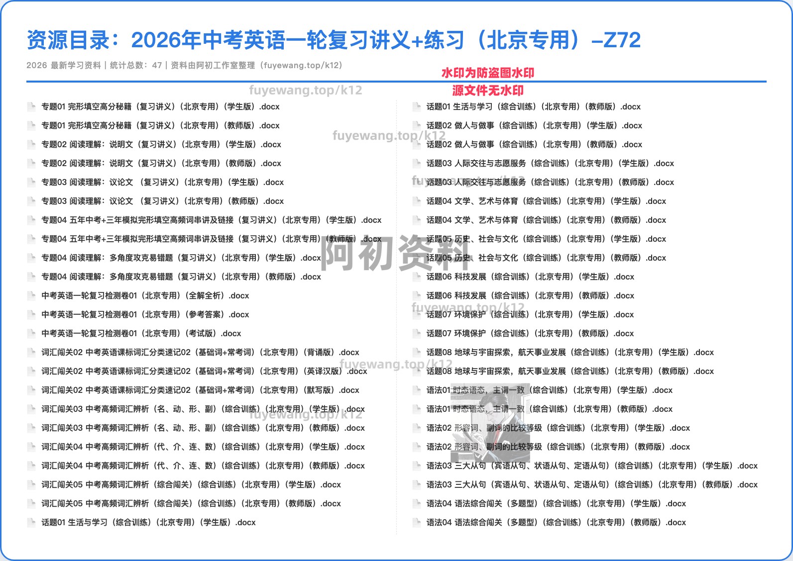 图片[3]-2026中考英语一轮复习-阿初