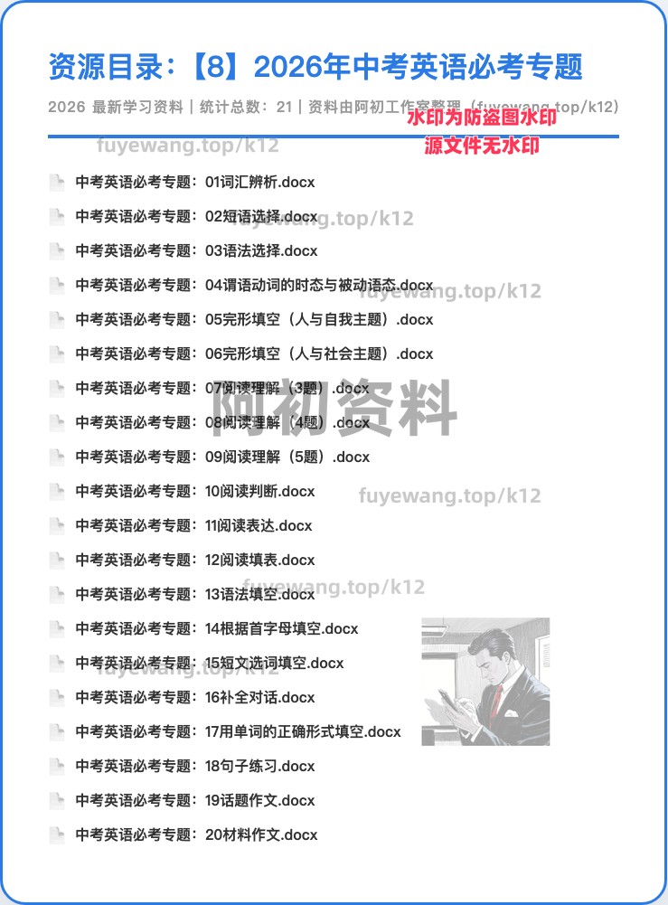 图片[55]-2026中考英语专项复习-阿初