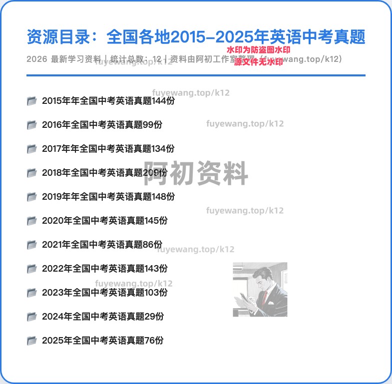 图片[57]-2026中考英语专项复习-阿初