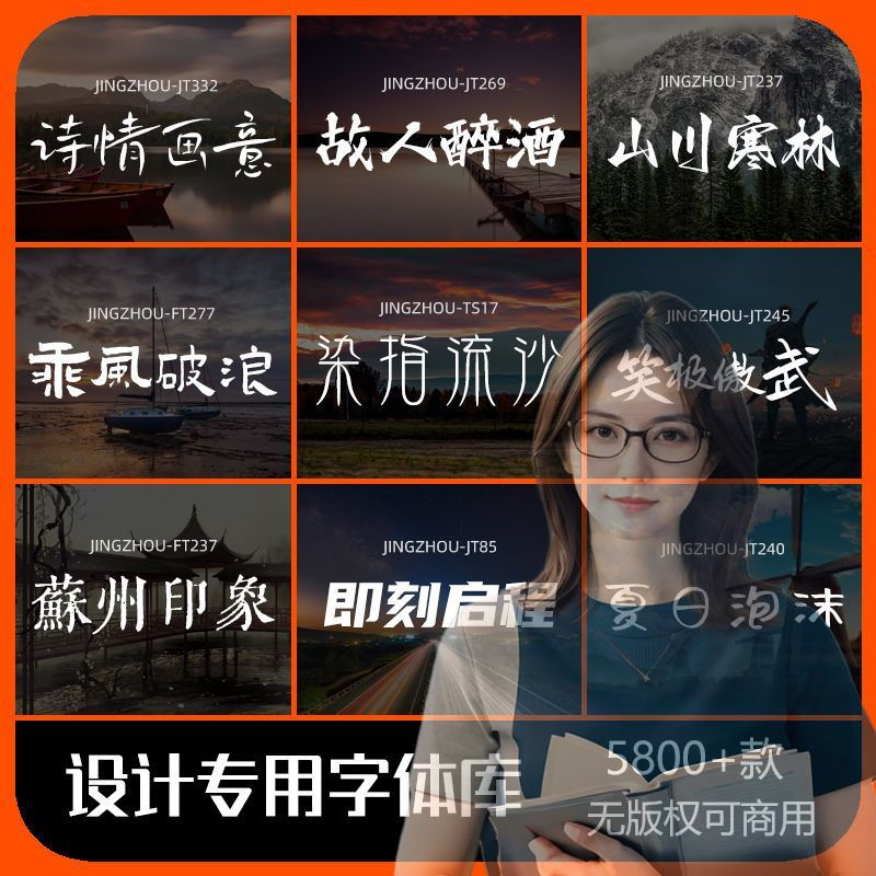 字体包下载免费可商用中文字库/Ps/Ai/Cdr/Pr/Ae/Mac-阿初