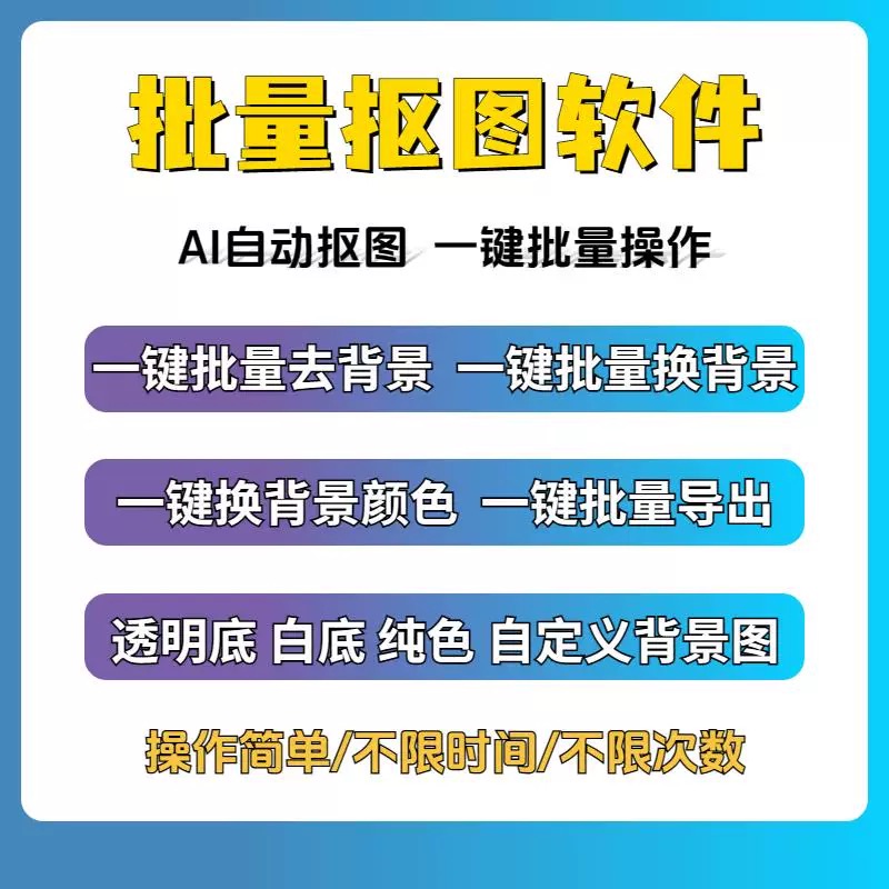 图片[1]-批量抠图工具不限次数仅支持win系统电子资源模板