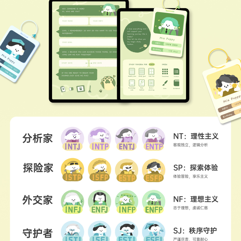 图片[19]-MBTI可爱风学习笔记规划本goodnotes手帐素材|电子资源模板