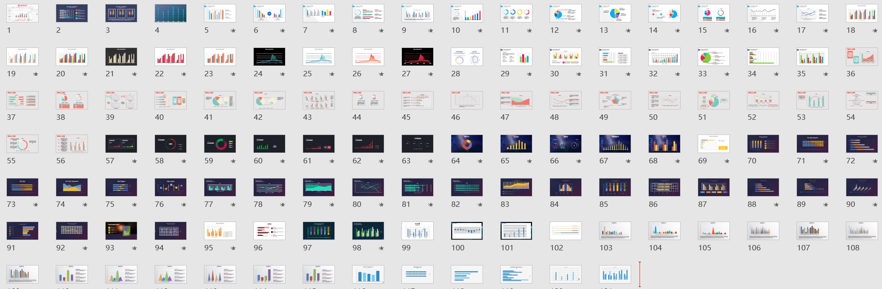 图片[7]-数据图表模板柱形图饼状折线1000+款电子资源包