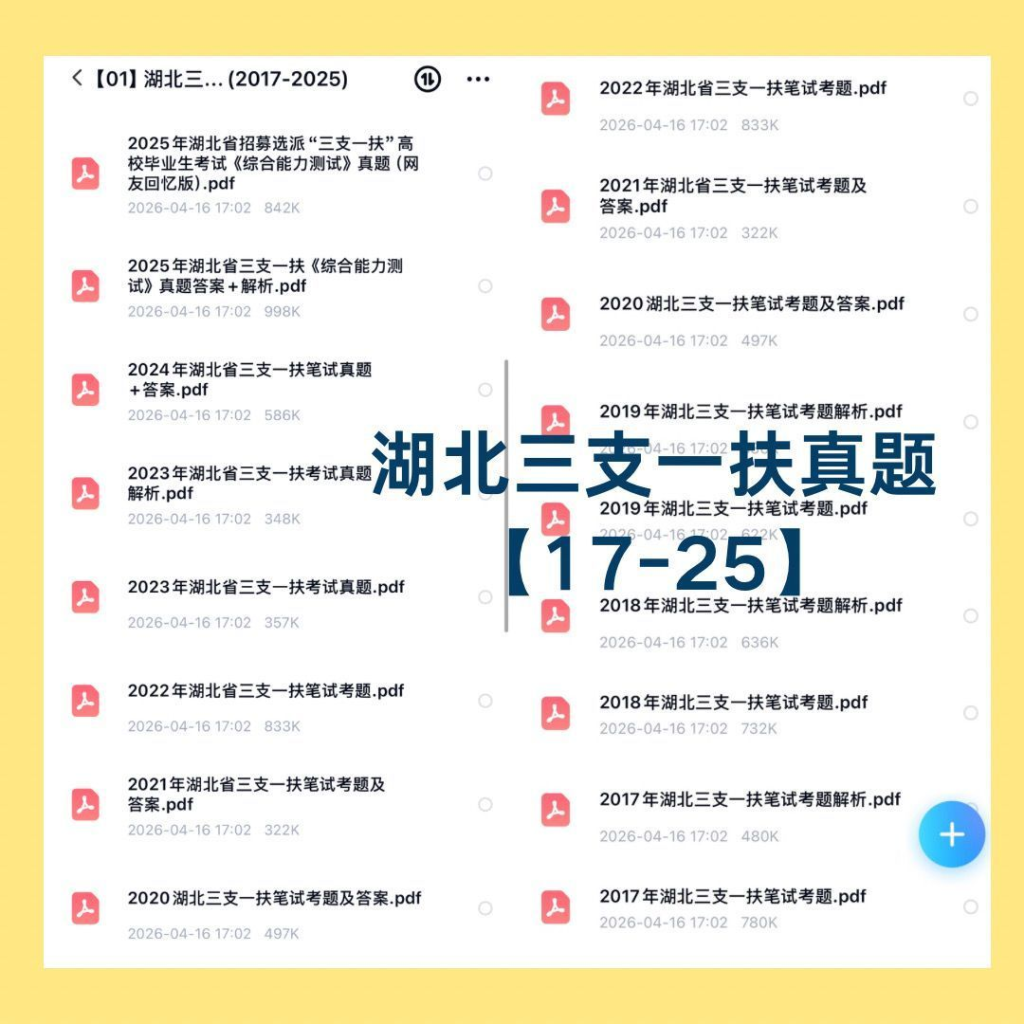 图片[3]-2026湖北三支一扶考试资料-阿初