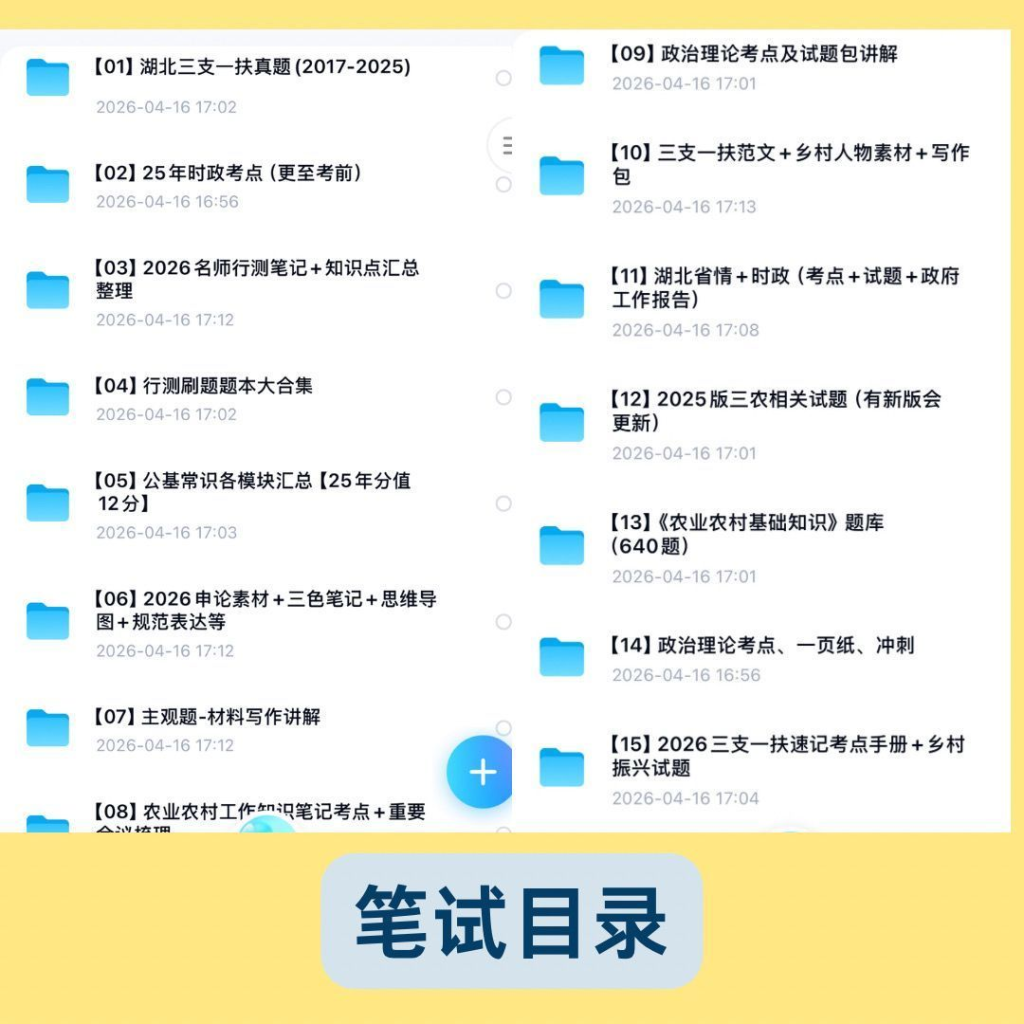 图片[5]-2026湖北三支一扶考试资料-阿初