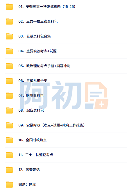 图片[2]-2026安徽三支一扶考试资料-阿初