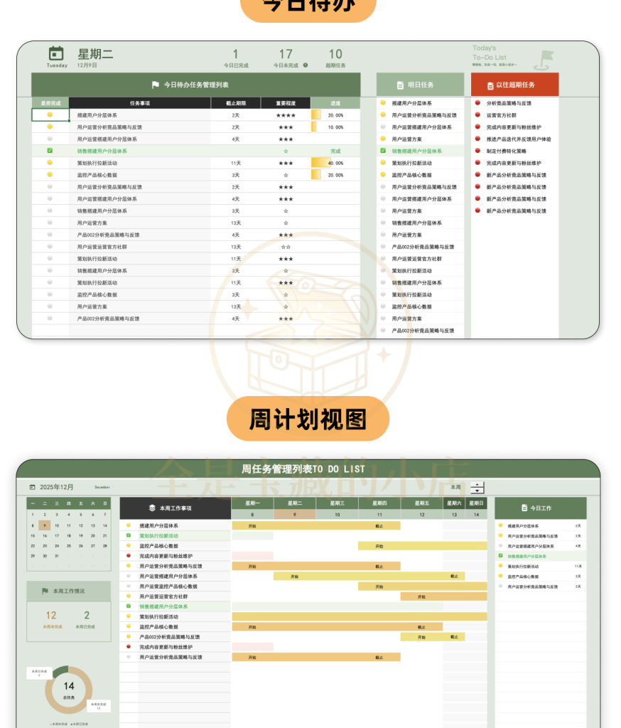 图片[9]-任务管理表格Excel模板-阿初