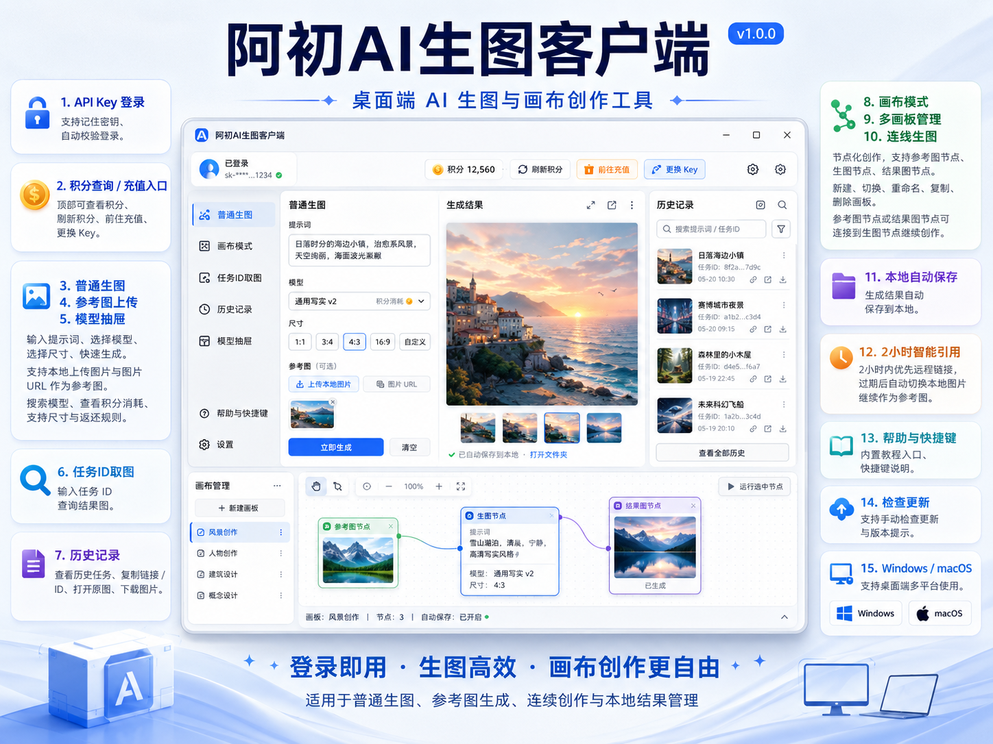 阿初AI生图客户端使用方法-阿初